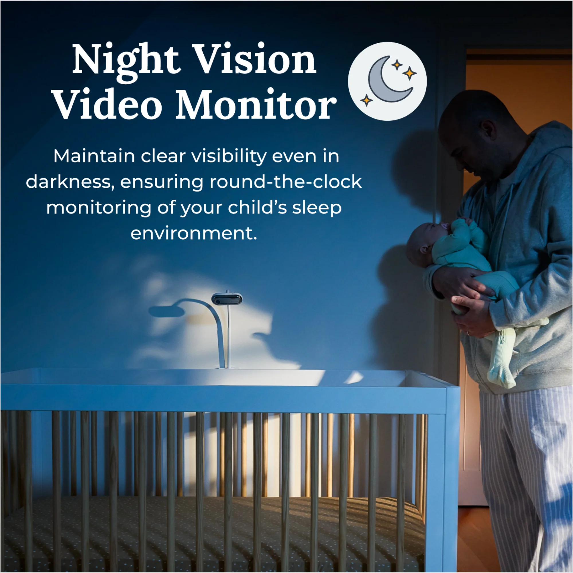 Vue Video and Audio Smart Baby Monitor and Sleep Coaching System - Image 3